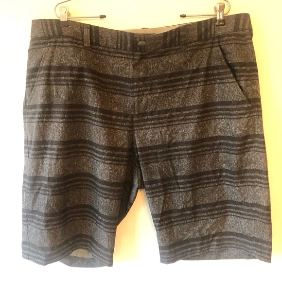 Puma Other - Puma Golf Shorts Gray Striped Men’s Size 40